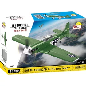   COBI: Mustang P-51D vadászrepülőgép építőjáték (5860)