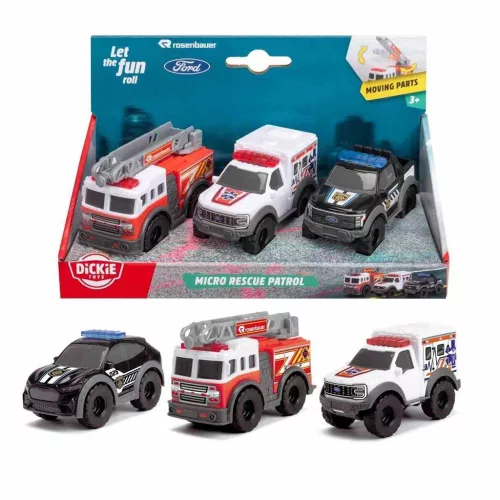 Mikro mentő járművek többféle változatban 164 - Dickie Toys