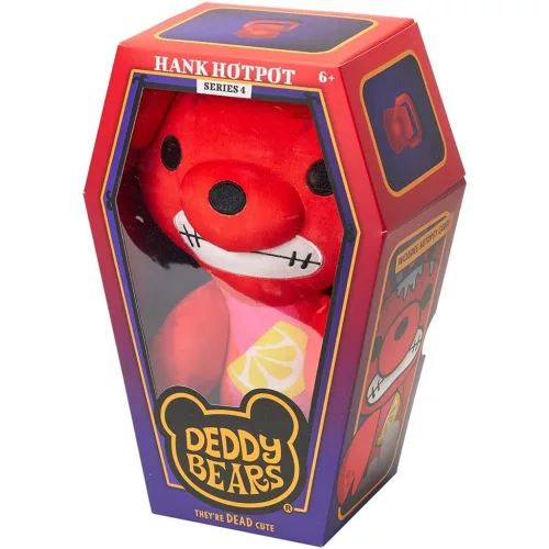 Deddy Bear Hank plüss koporsóban, 4. sorozat, 30 cm-es - Hank Hotpot