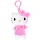 Hello Kitty plüss táskaklipp, 12 cm - lila