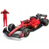 Bburago Ferrari SF23 F1 versenyautó fém autómodell pilótával 1/24 (Charles Leclerc #16)