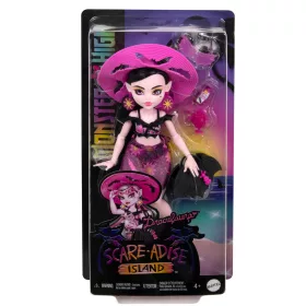   Monster High Scare-adise Island – Draculaura baba kiegészítőkkel - Mattel