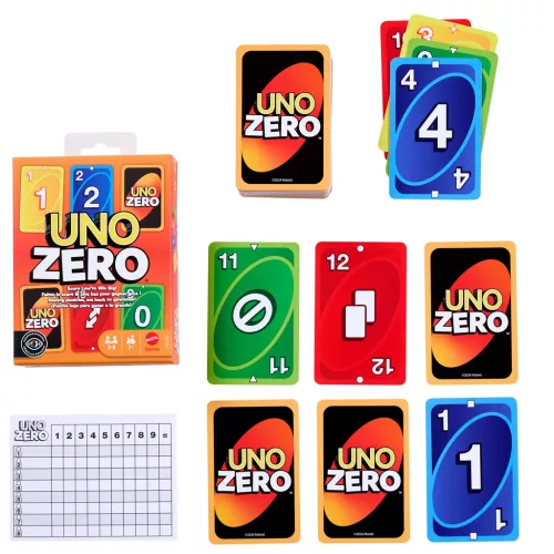 UNO Zero kártyajáték - Mattel