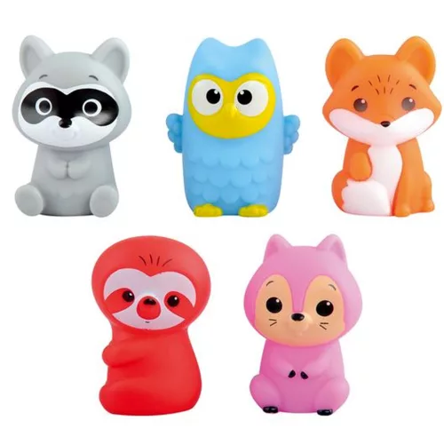 Playgo: Erdei állatok 5db-os ujjbáb szett