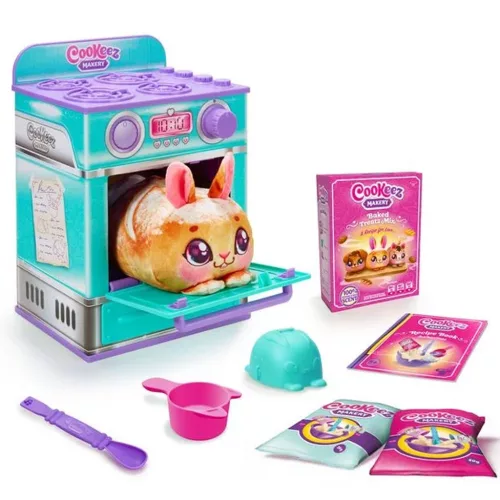 COOKEEZ Makery Türkiz sütő játékszett meglepetés plüss állattal