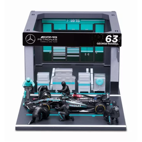 Bburago F1 versenyautó 143 - MB AMG W15 E Performance boxutca