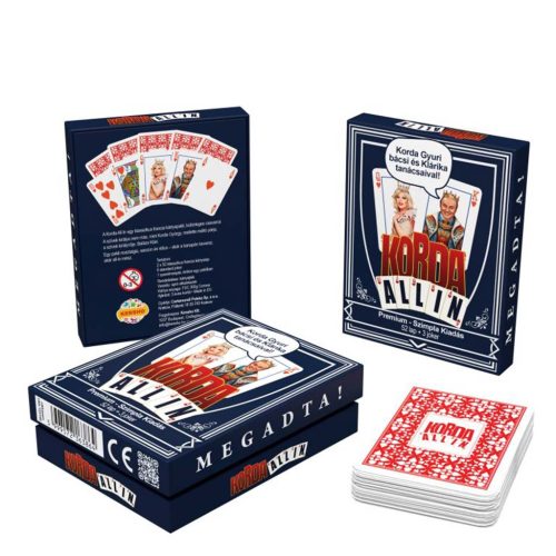 Korda All-In Prémium francia kártyapakli (52 lap meg 3 Joker)