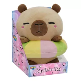Luna Squishcuties Capybara plüss színes fánkban 21cm