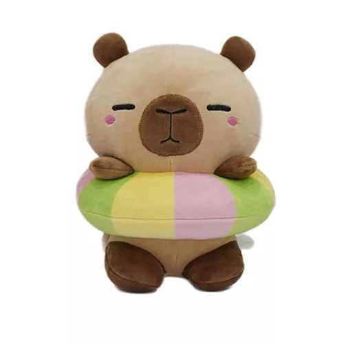 Luna Squishcuties Capybara plüss színes fánkban 21cm