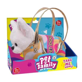 Luna Pet Family Kiskutya plüss kutyatáskában 20cm
