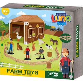 Luna Jasper Land Farm állatos játékszett 37db-os