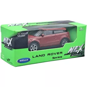 Welly Land Rover Evoque bordó fém kisautó modell 1/64