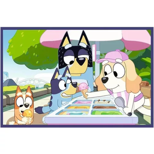 Bluey 2x24db-os puzzle - Trefl