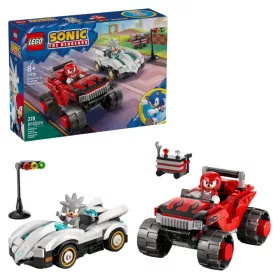 LEGO Sonic the Hedgehog Silver autója Knuckles monster truckja ellen 77118