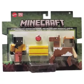 Minecraft Stable Master Makena és Ló figura szett - Mattel