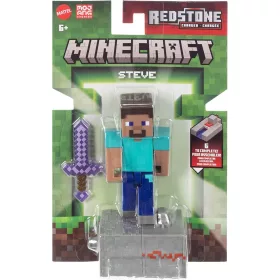   Minecraft Steve karakter játékfigura kiegészítőkkel - Mattel