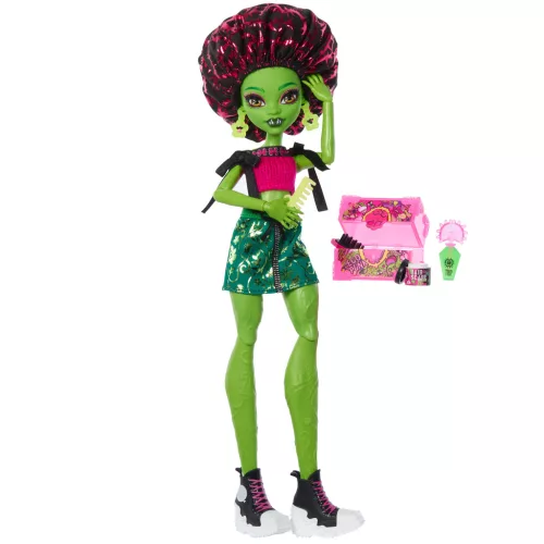 Monster High Rémségápolás Venus McFlytrap baba kiegészítőkkel - Mattel