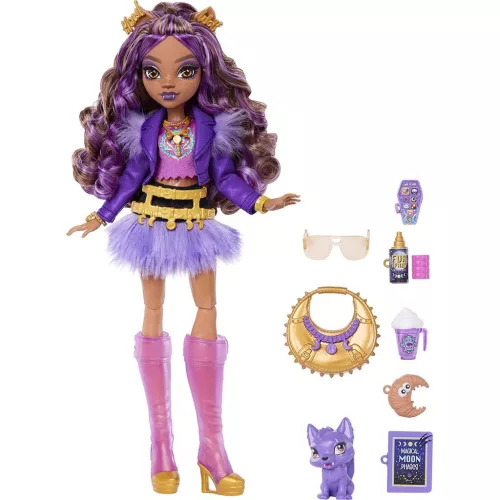 Monster High Clawdeen Wolf baba kiegészítőkkel - Mattel