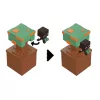 Minecraft Reveal minifigura tárolóban - Azálea - Mattel