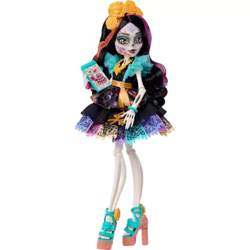 Monster High Skelita Calaveras baba kiegészítőkkel - Mattel
