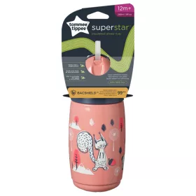   Tommee Tippee Superstar Mókusos itatópohár szívószállal 266ml (12 hó meg )