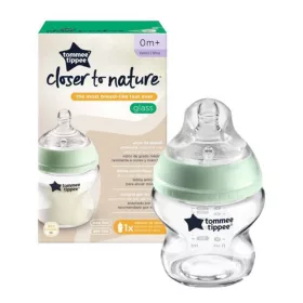   Tommee Tippee Closer To Nature átlátszó üveg cumisüveg 150ml (0 hó meg )