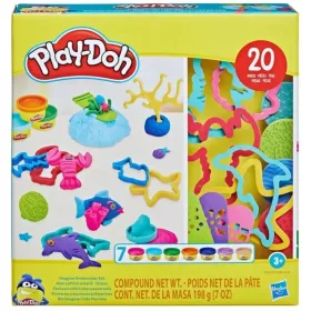   Play-Doh 20 db-os víz alatti világ gyurmaszett 7 tégely színes gyurmával - Hasbro
