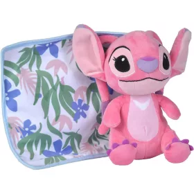   Disney Stitch Angyal plüss figura takaróval 25cm-es - Simba Toys