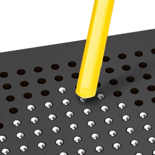 Mágneses rajztábla golyókkal és tollal