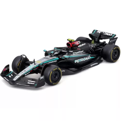 Bburago Mercedes-AMG F1 W15 Performance F1 versenyautó fém autómodell 1/43 (Lewis Hamilton #44)