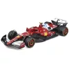 Bburago Ferrari SF-25 F1 versenyautó fém autómodell 1/43 (Charles Leclerc #16)