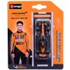 Bburago McLaren MCL39 Norris F1 (2025) versenyautó fém autómodell 1/64 (Lando Norris #4)