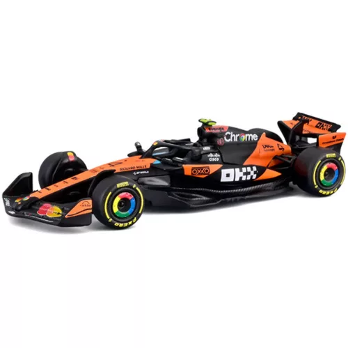 Bburago McLaren MCL39 Norris F1 (2025) versenyautó fém autómodell 1/64 (Lando Norris #4)