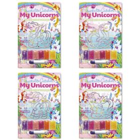   Unikornis kristálykép készítő kreatív szett többféle változatban 1db