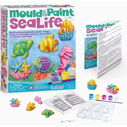 4M Tengeri állatok gipszkiöntő készlet