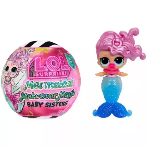 L.O.L. Surprise Makeover Magic Sellő bébi - színváltós