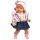 Llorens Carla 42cm-es síró baba cumival kék szoknyában
