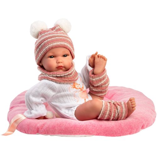 Llorens Bimba 35cm-es újszülött baba puha párnával
