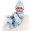 Llorens Nico 40cm-es újszülött baba cumisüveggel és párnával
