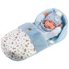 Llorens Nico 40cm-es újszülött baba hálózsákkal
