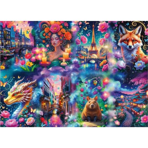 Színes világ prémium 8000 db-os puzzle – Trefl