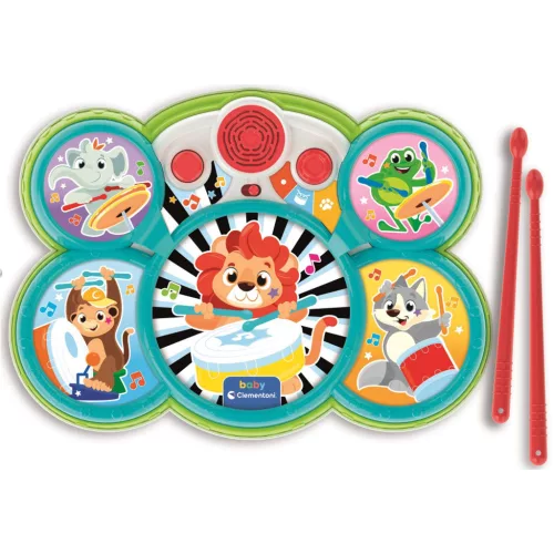 Interaktív állatos dob szett - Clementoni baby