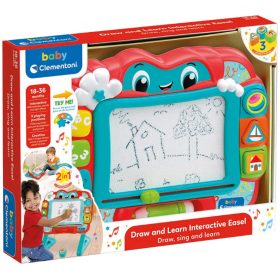   Rajzolj és tanulj interaktív letörölhető rajztábla hanggal - Clementoni baby