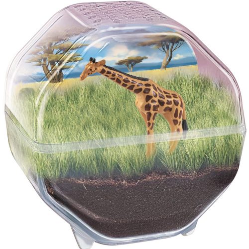 Science & Play Mini terrárium zsiráf figurával - Clementoni