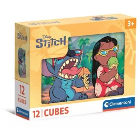 Stitch 12db-os mesekocka - Clementoni