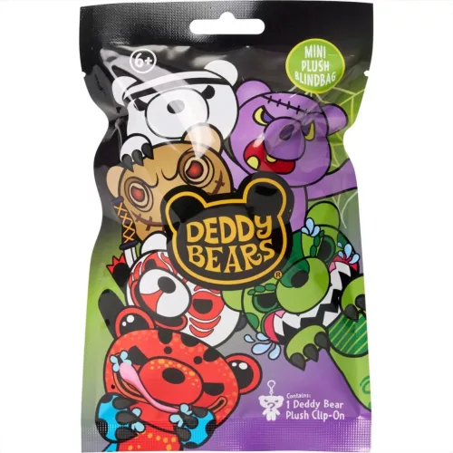 Deddy Bear meglepetés clip-on plüss, 5. sorozat - többféle 1db