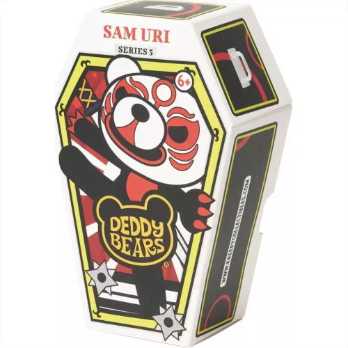 Deddy Bear Sam Uri plüss koporsóban, 5. sorozat, 15cm