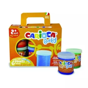   Baby ujjfesték szett különböző színekkel 6x80ml - Carioca