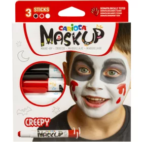 Maskup Halloween arcfestő szett 3 színnel - Carioca
