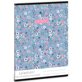 Ars Una Pearl Blossom virág mintás leckefüzet A/5